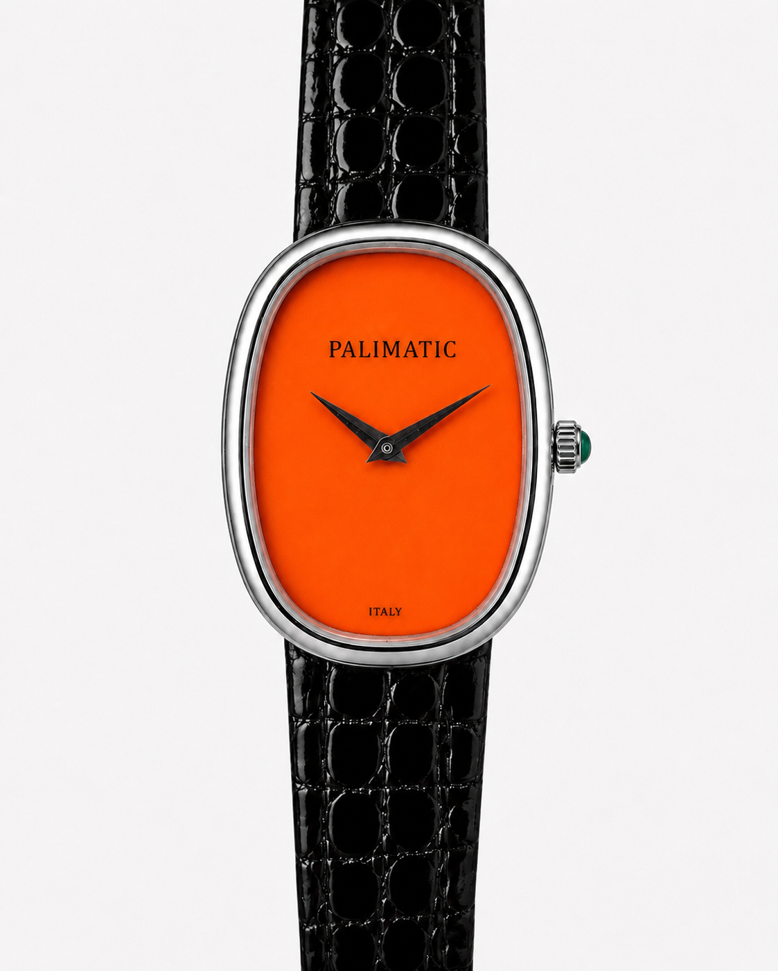 Montre ovale PALIMATIC Ovalissimo, vue de face