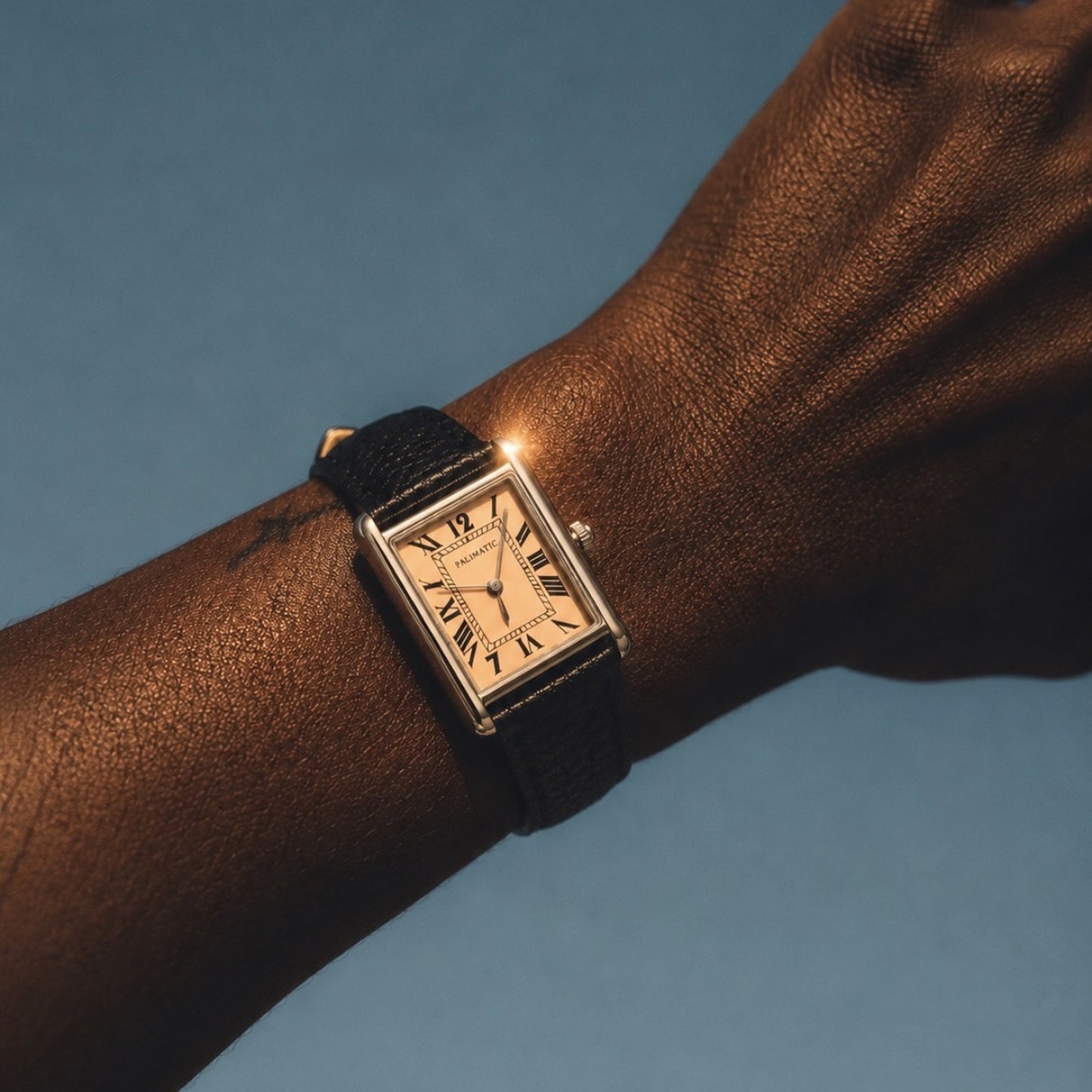 Il Classico Green · Montre carrée blanc & vert